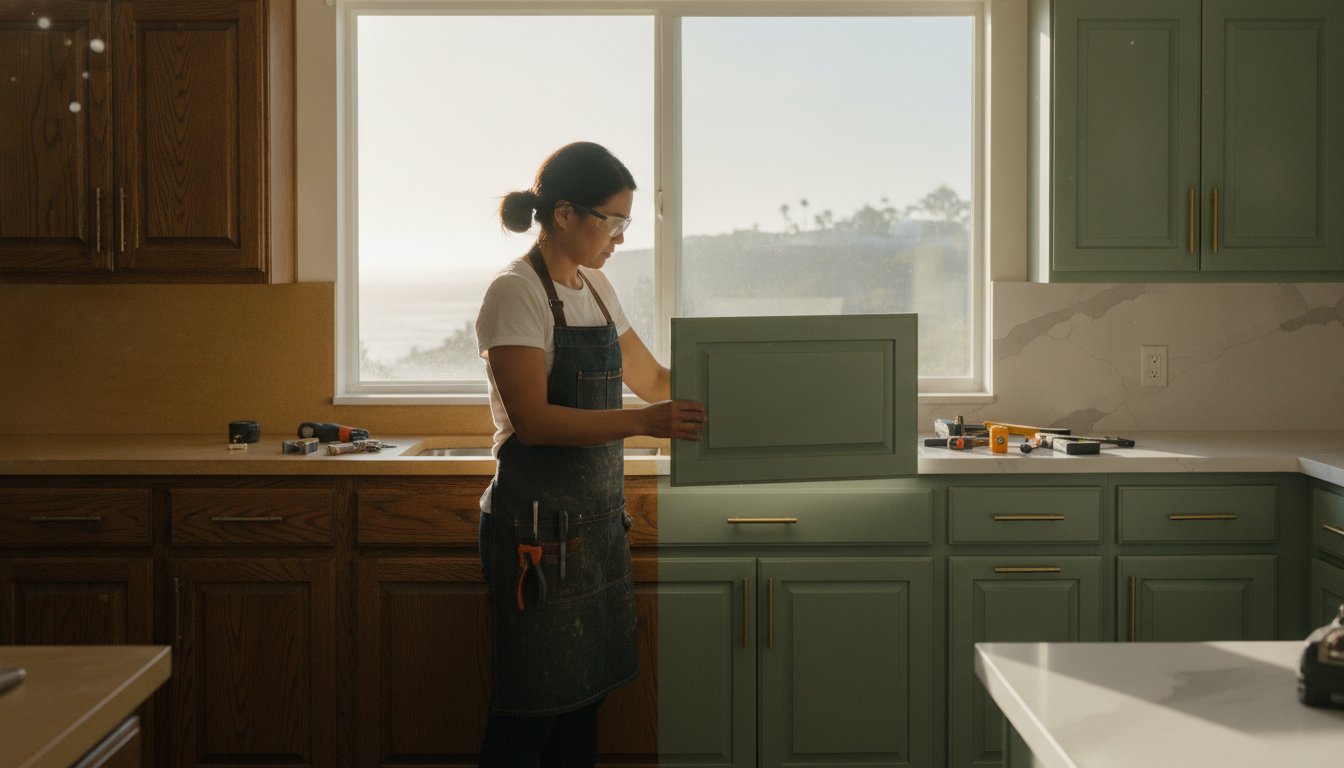 Refurbishing Kitchen Cabinets: A Master Craftsman’s Guide to Refacing vs. Painting