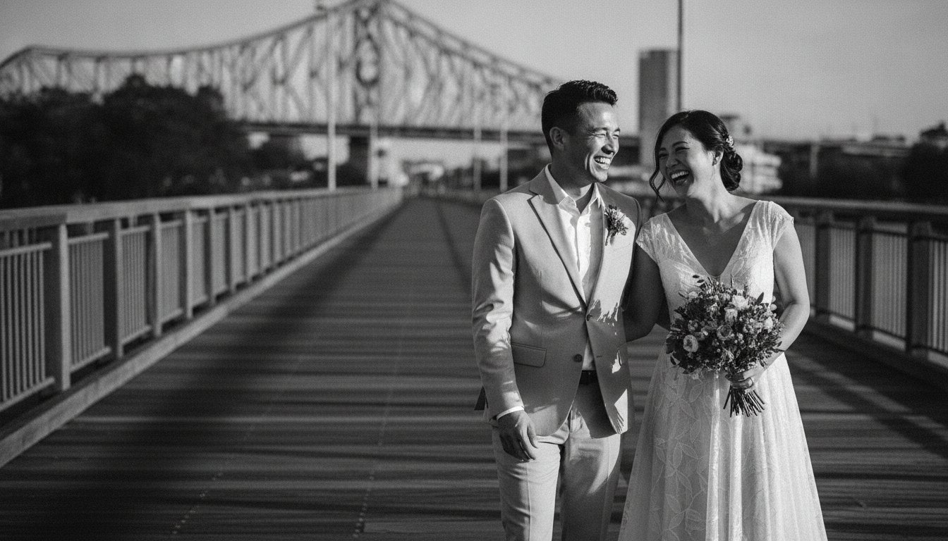 Relaxed Wedding Photography for Camera-Shy Brisbane Couples