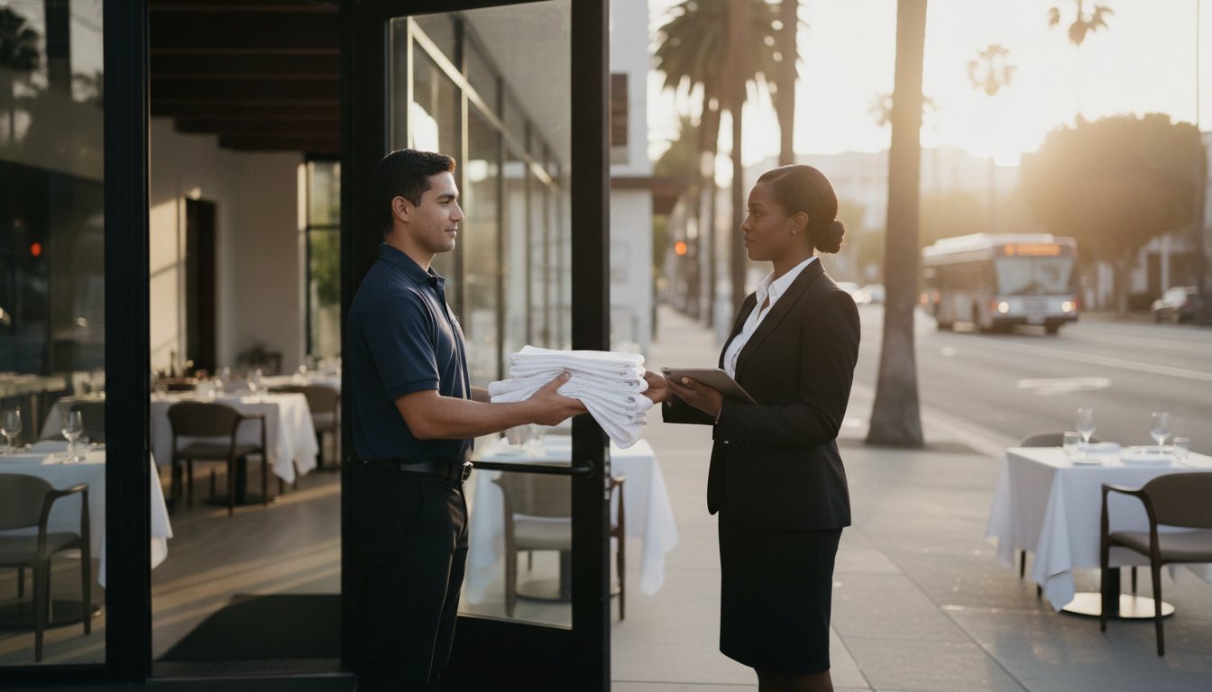 Reliable Restaurant Laundry Service in Westwood & West LA