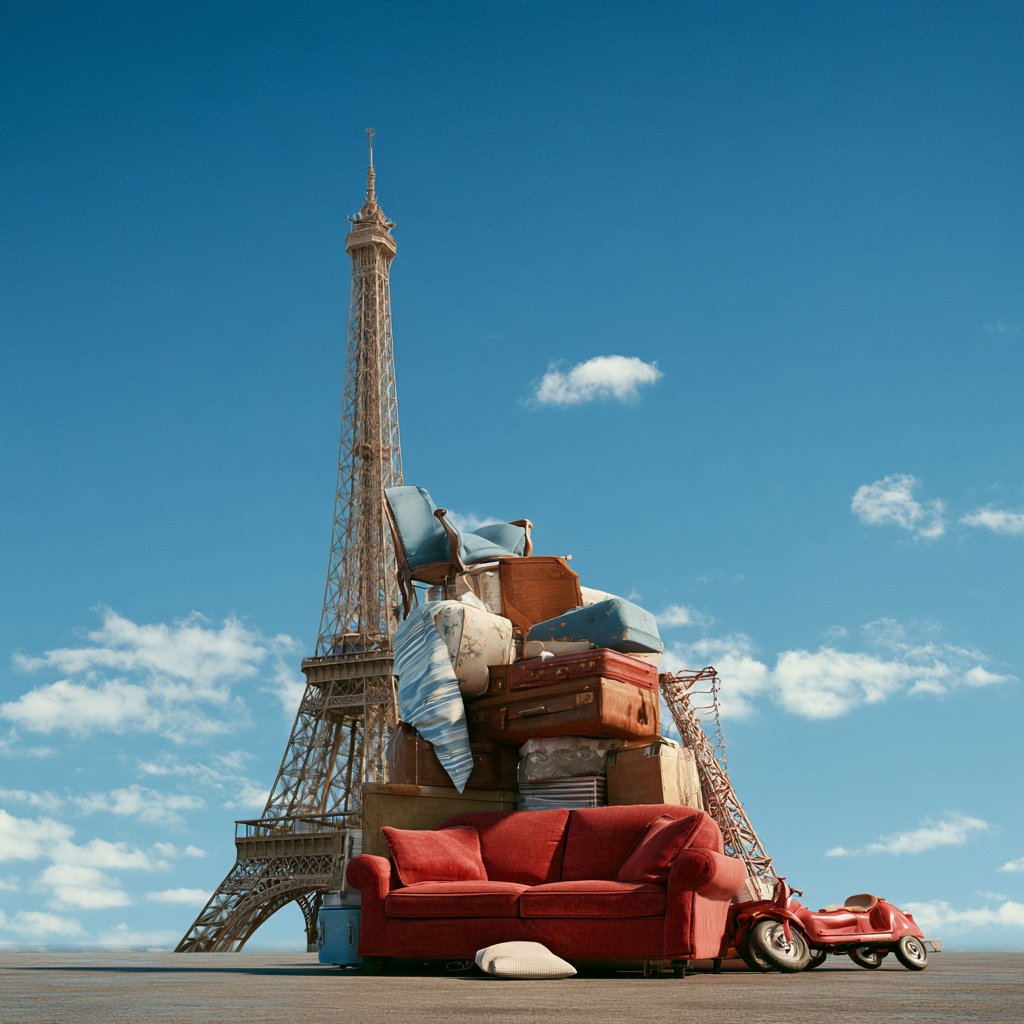 Foolmovers van providing a small removal service to France
