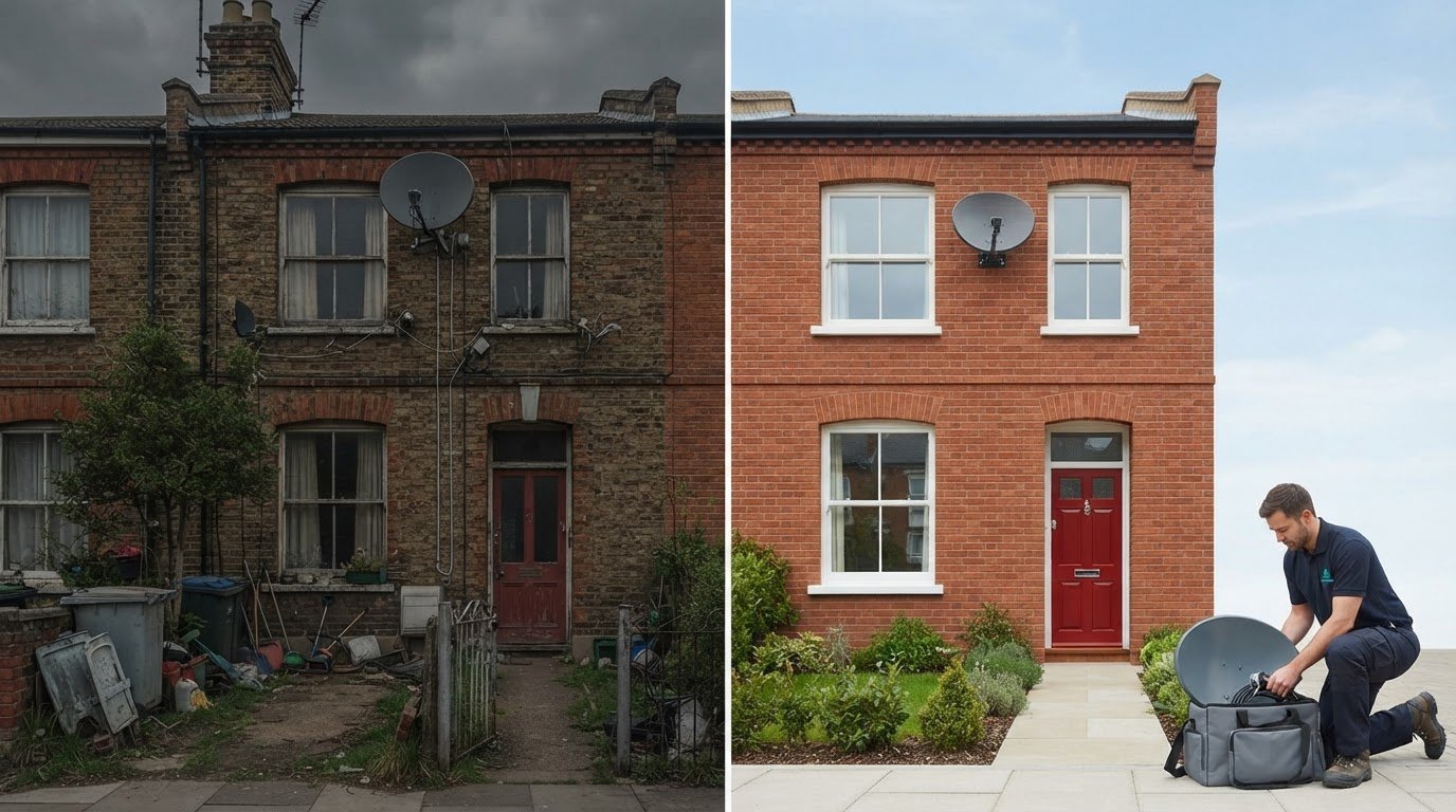 Remove a Satellite Dish Before Selling Your House: A UK Homeowner’s Guide
