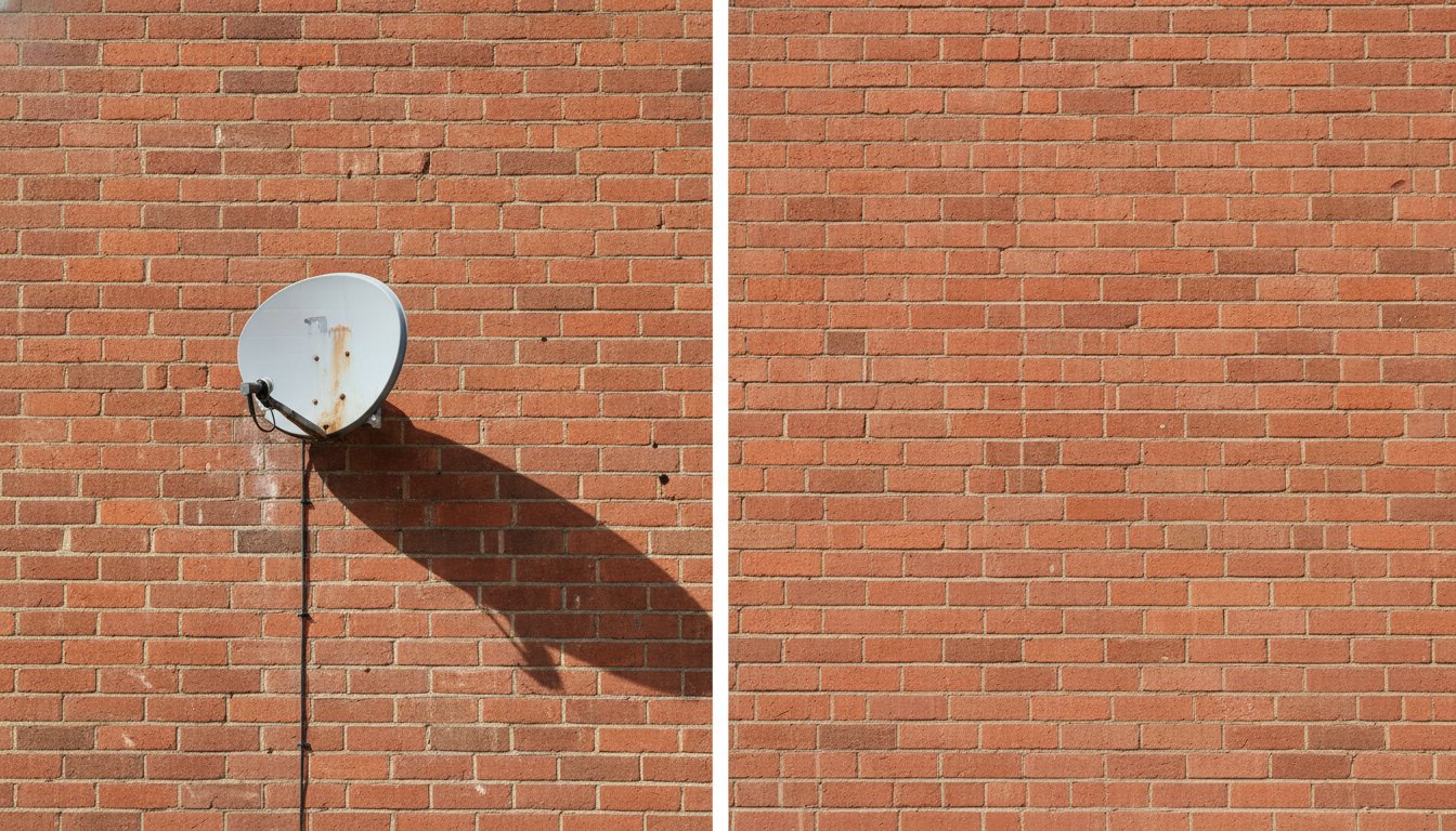 Removing a Dish Without Damaging Brickwork: The Complete UK Guide
