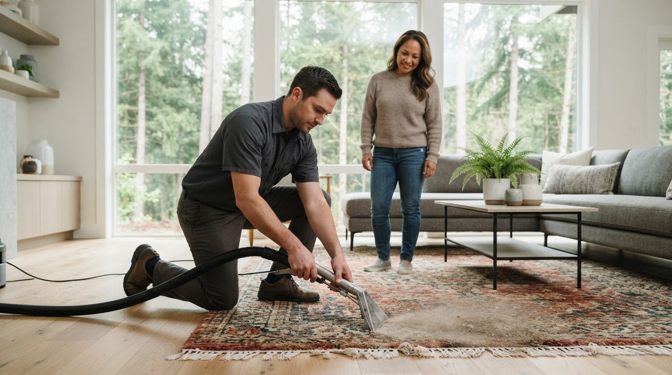Removing Allergens from Area Rugs in Woodinville: A Practical Guide