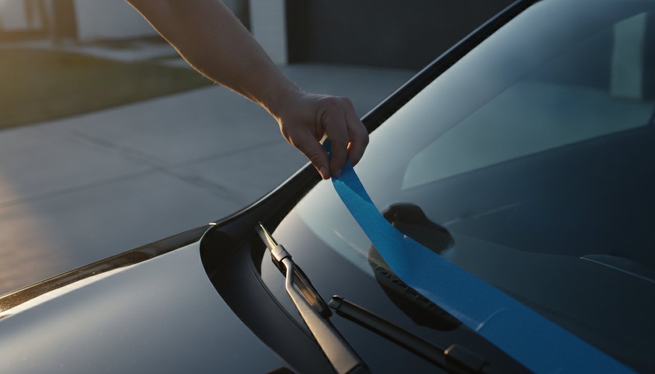 Removing Tape After Windshield Replacement: The Expert Aftercare Guide