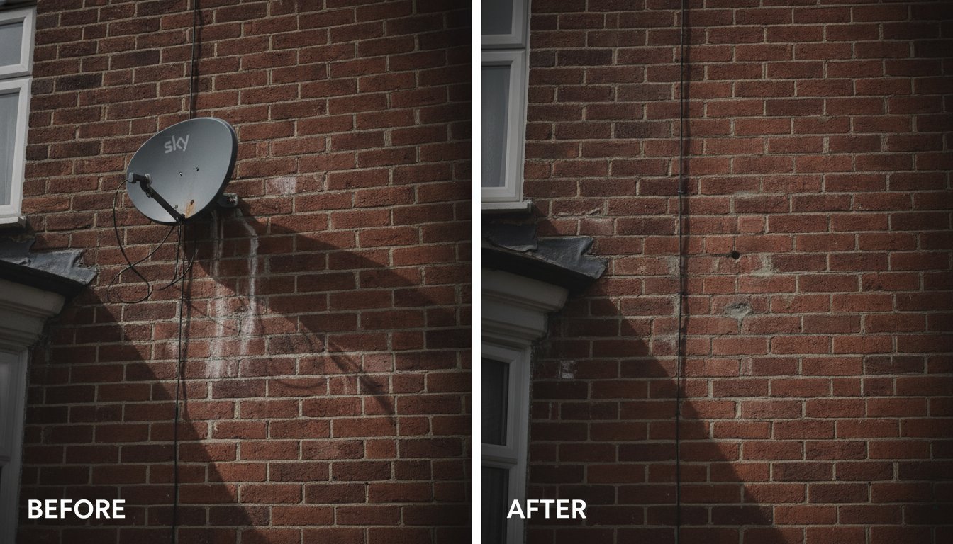 Repairing Wall After Satellite Dish Removal: The Complete UK Guide