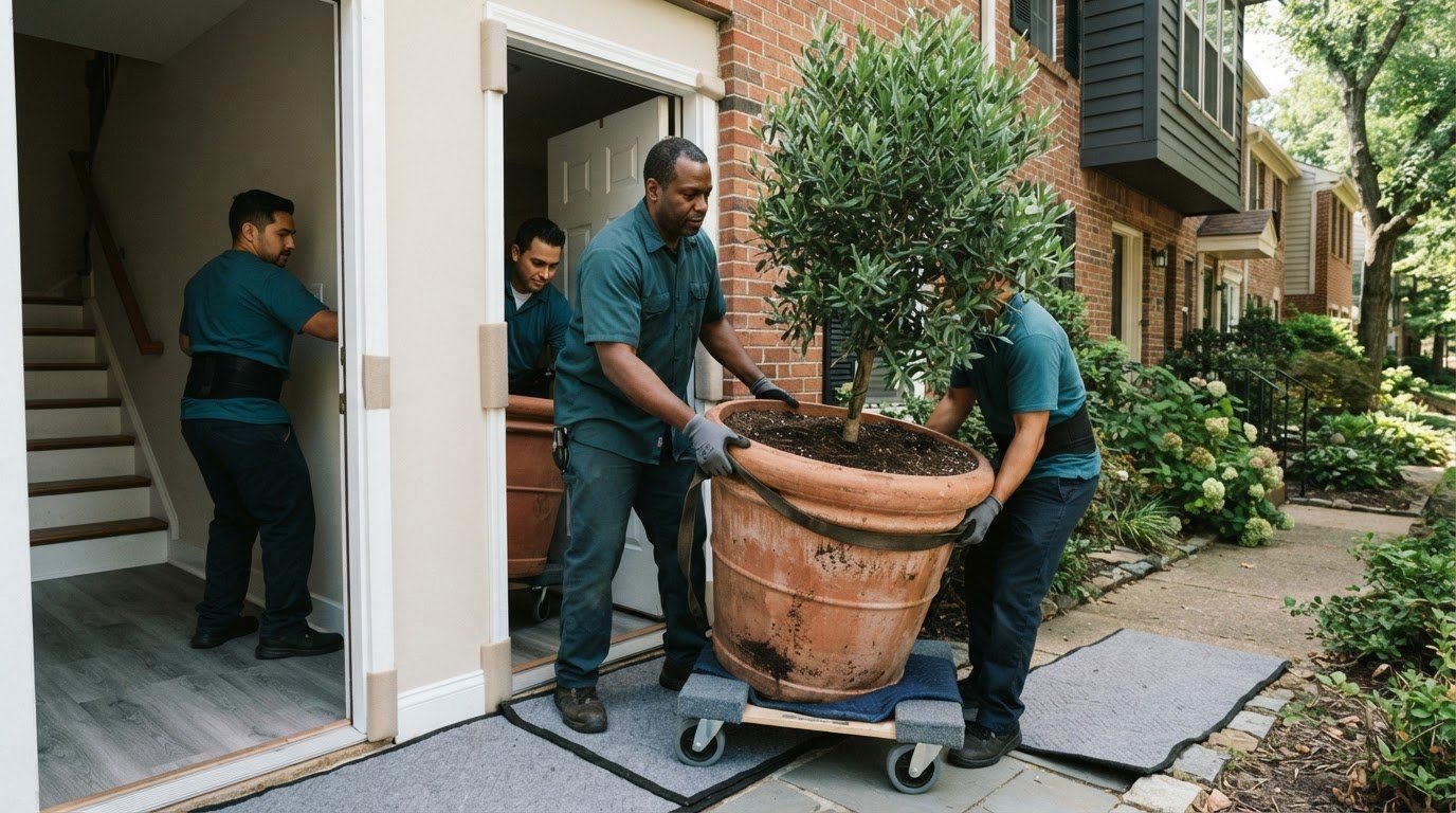 Reston Movers for Heavy Pottery and Planters: Safe, Careful Handling