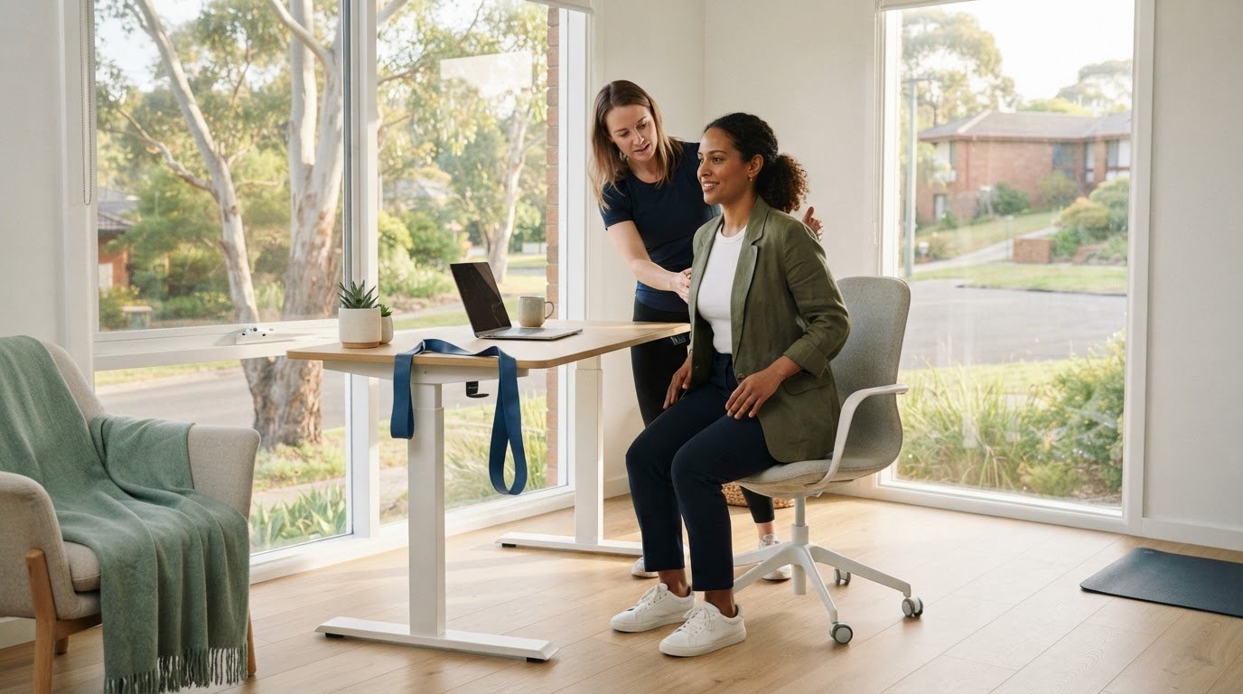 Return-to-Work Exercise Plan for an Office Worker in Bulleen