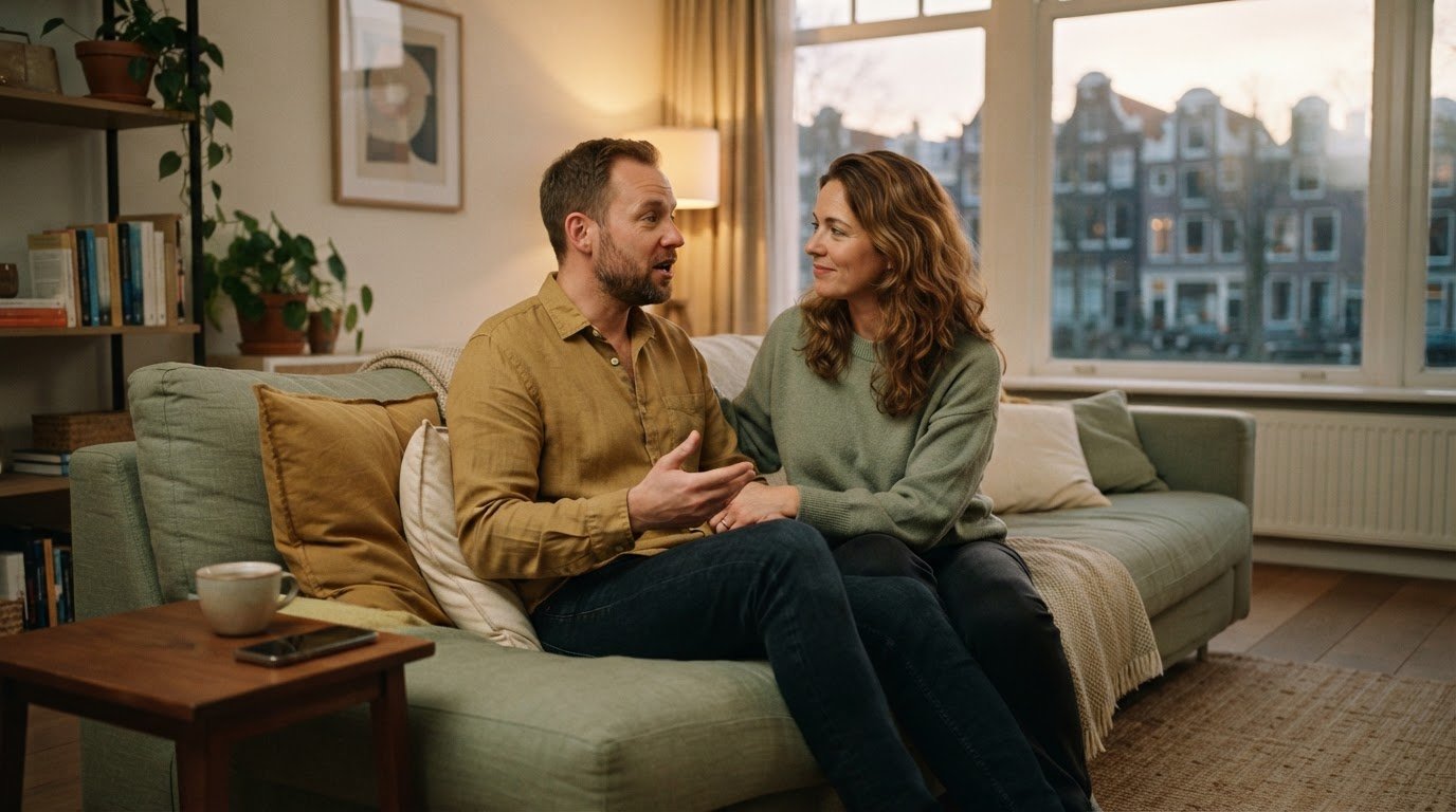Romantiek onderhouden na een moeilijke periode: praat over wat je voelt
