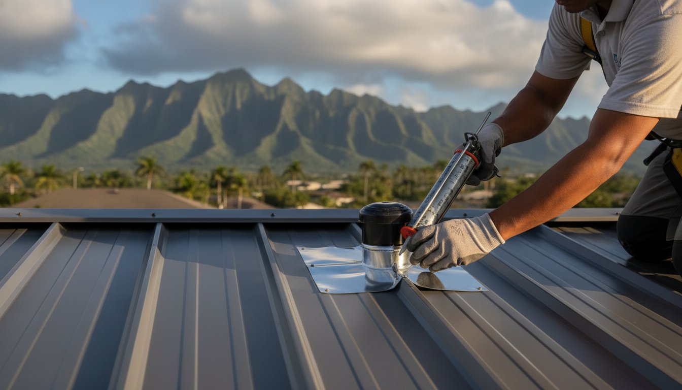 Roof Flashing Repair Oahu: A Homeowner’s Maintenance Checklist