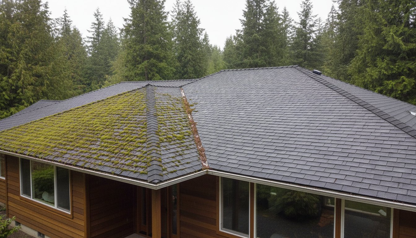 Roof Moss Removal vs. Replacement: 2026 Guide for PNW Homeowners