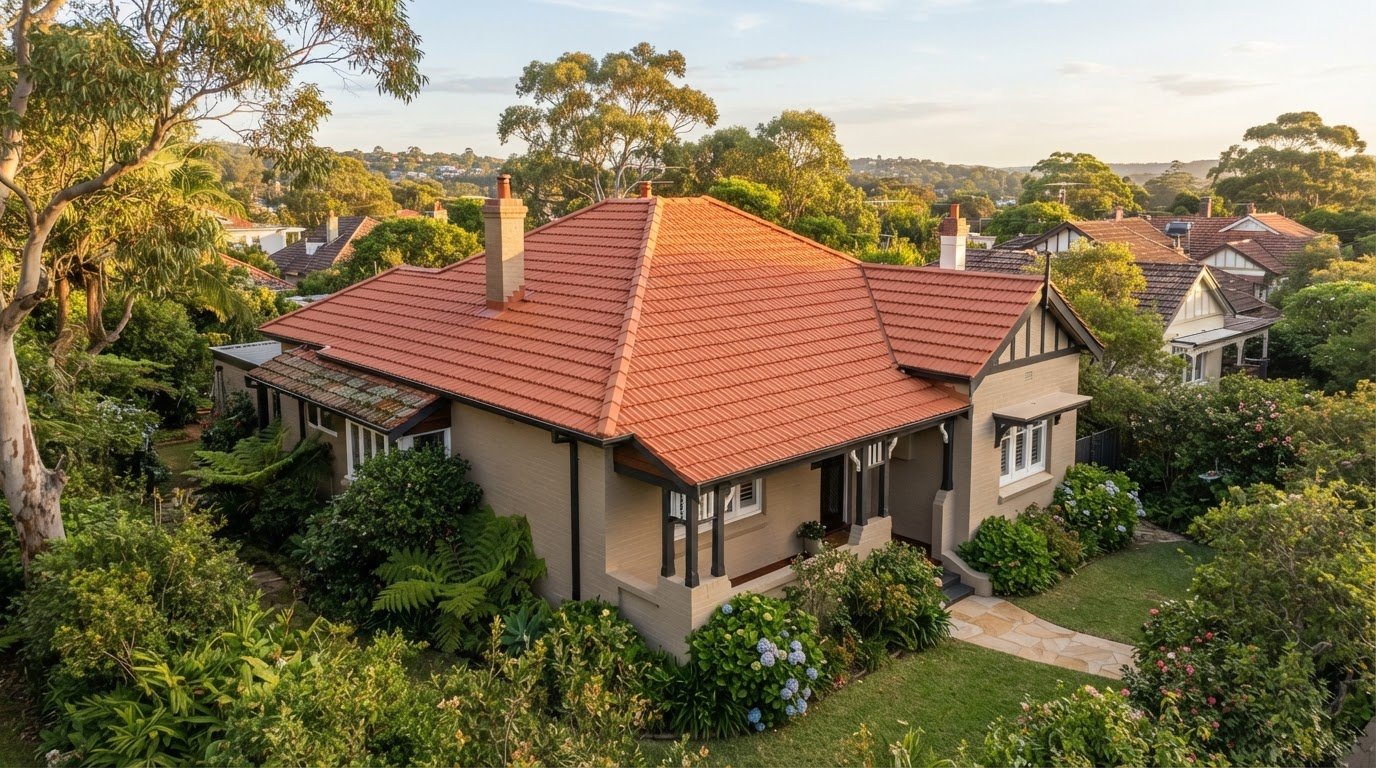 Roof painting cost on the North Shore and its value when selling