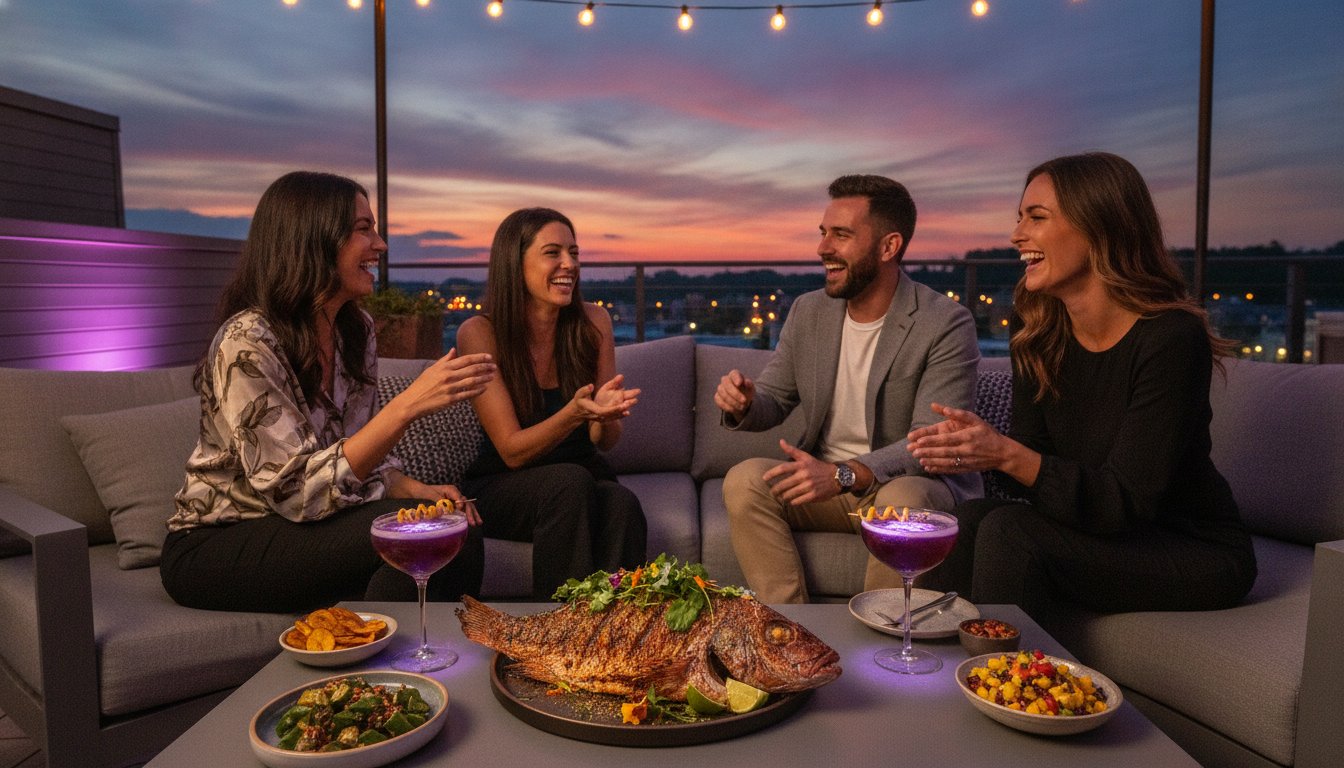 Rooftop Dining in Laurel, MD: The Ultimate Afro-Fusion Experience