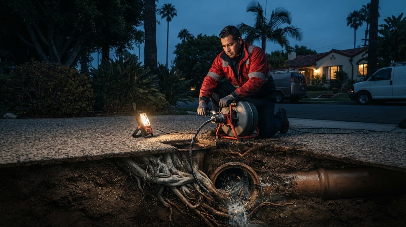 Rooter Service Santa Monica: Clearing Main Sewer Roots & Stubborn Clogs