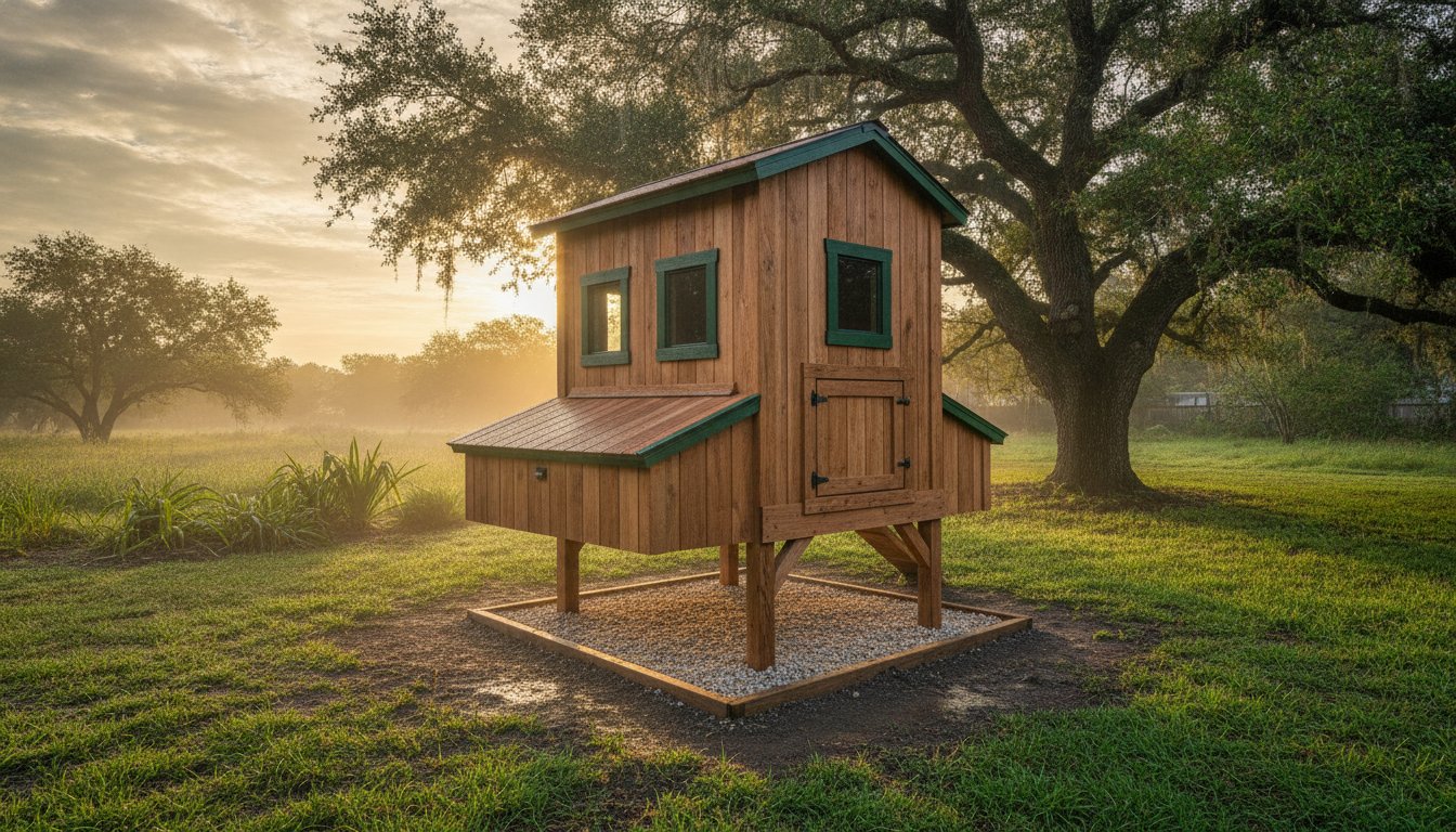 Rot Resistant Chicken Coop Texas: Handcrafted Quality for Longevity