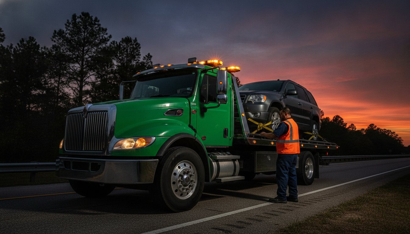 Safe Flatbed Towing Services in Dayton & Huffman, TX