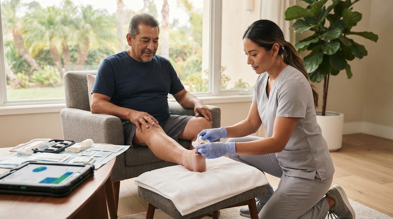Safe Home Care for Non-Healing Amputation Stump Wounds