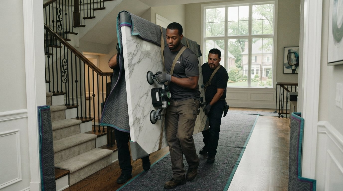Safe Marble Table and Heavy Item Lifters in McLean, VA