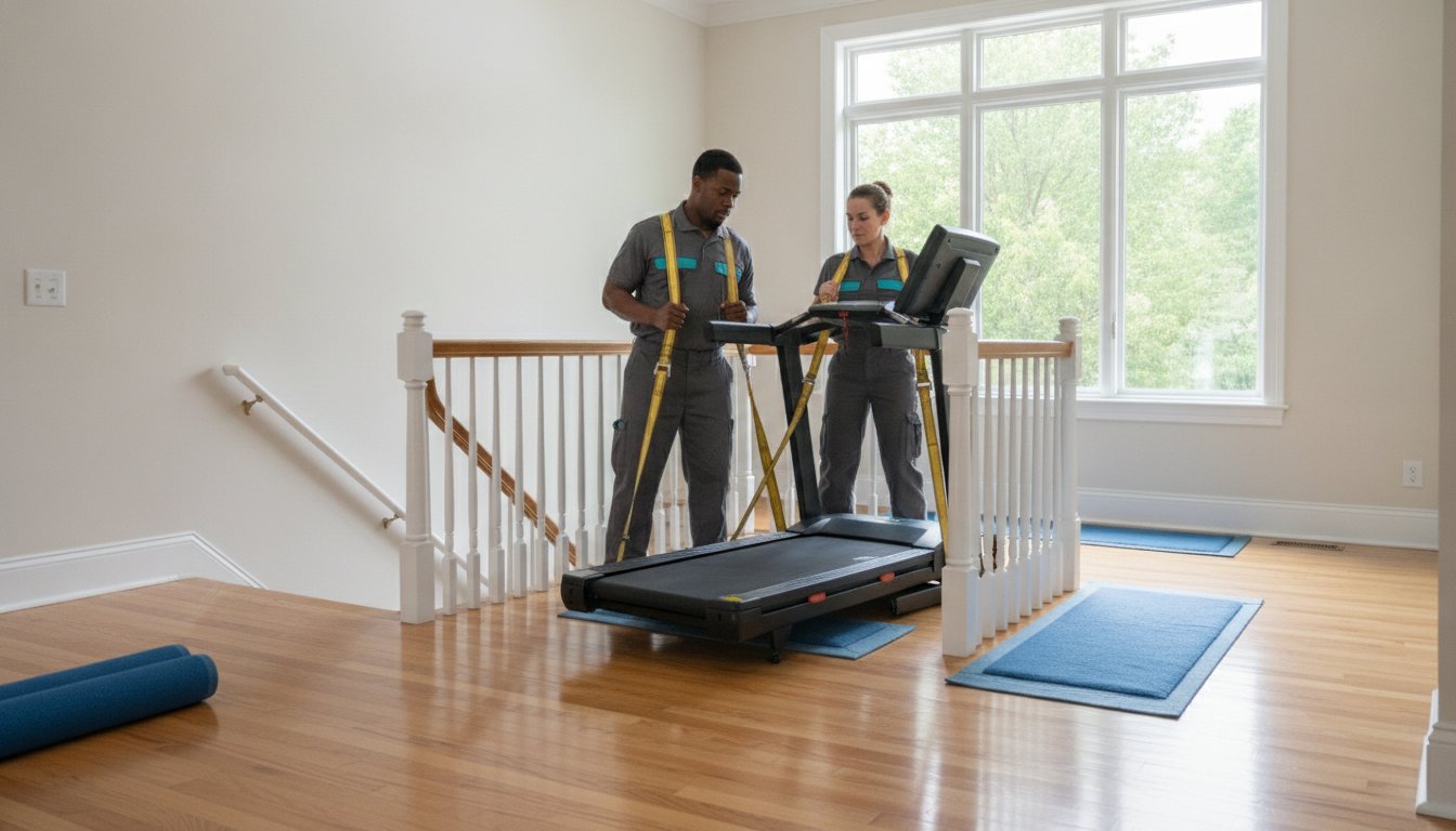 Safe Treadmill Movers Inside Your Mclean Home