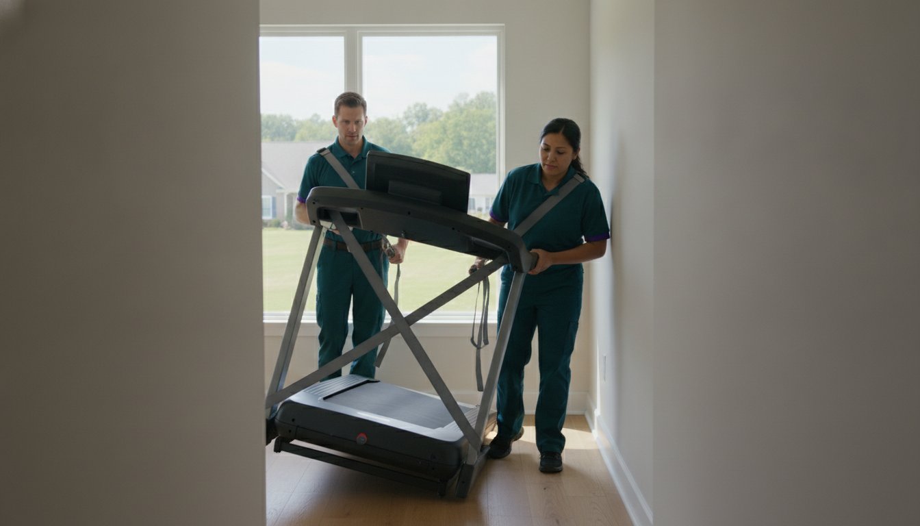 Safe Treadmill Relocation in Bethesda: Home Gym Experts