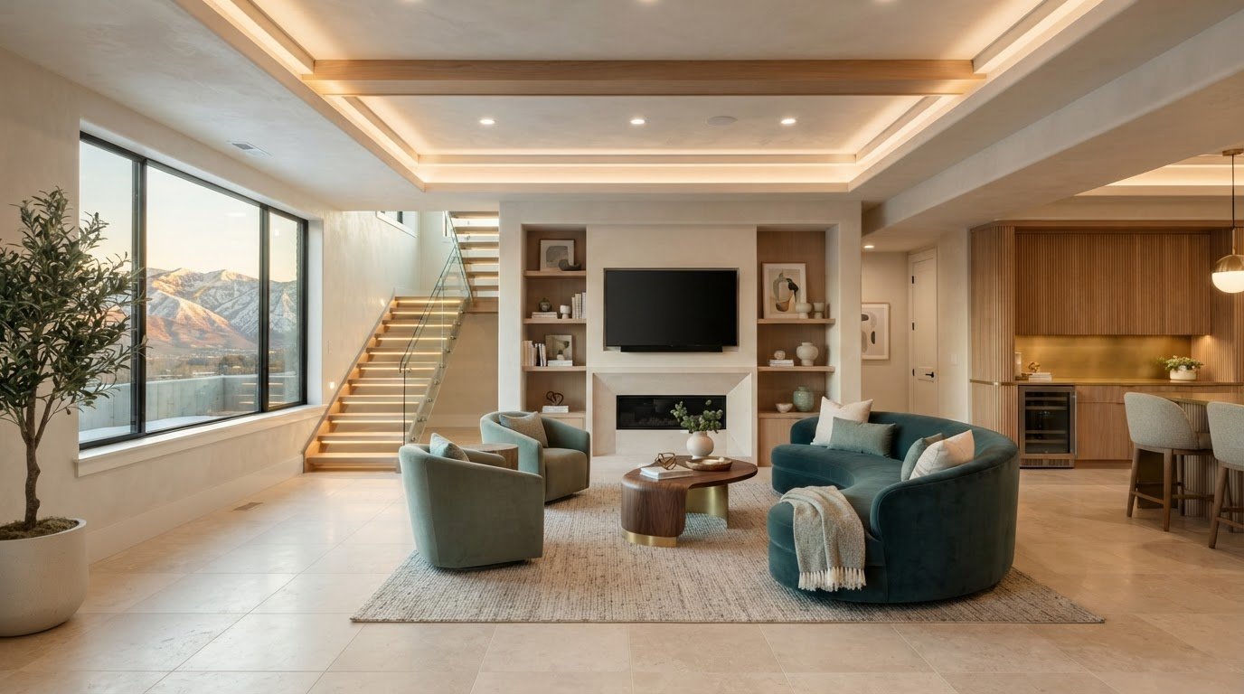 Salt Lake City Luxury Basement Design: A Guide to a More Livable Lower Level