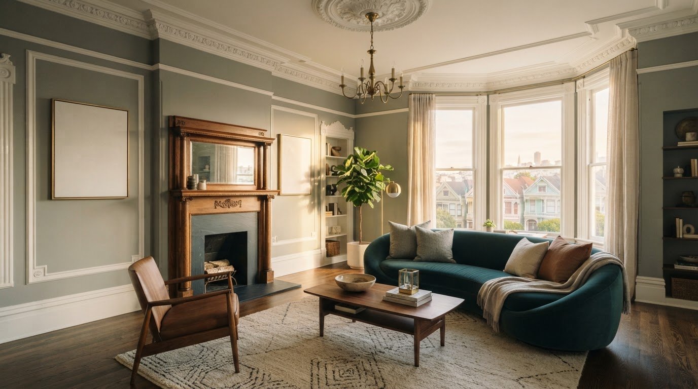 San Francisco Victorian Interior Design: Preserving Character, Living Beautifully