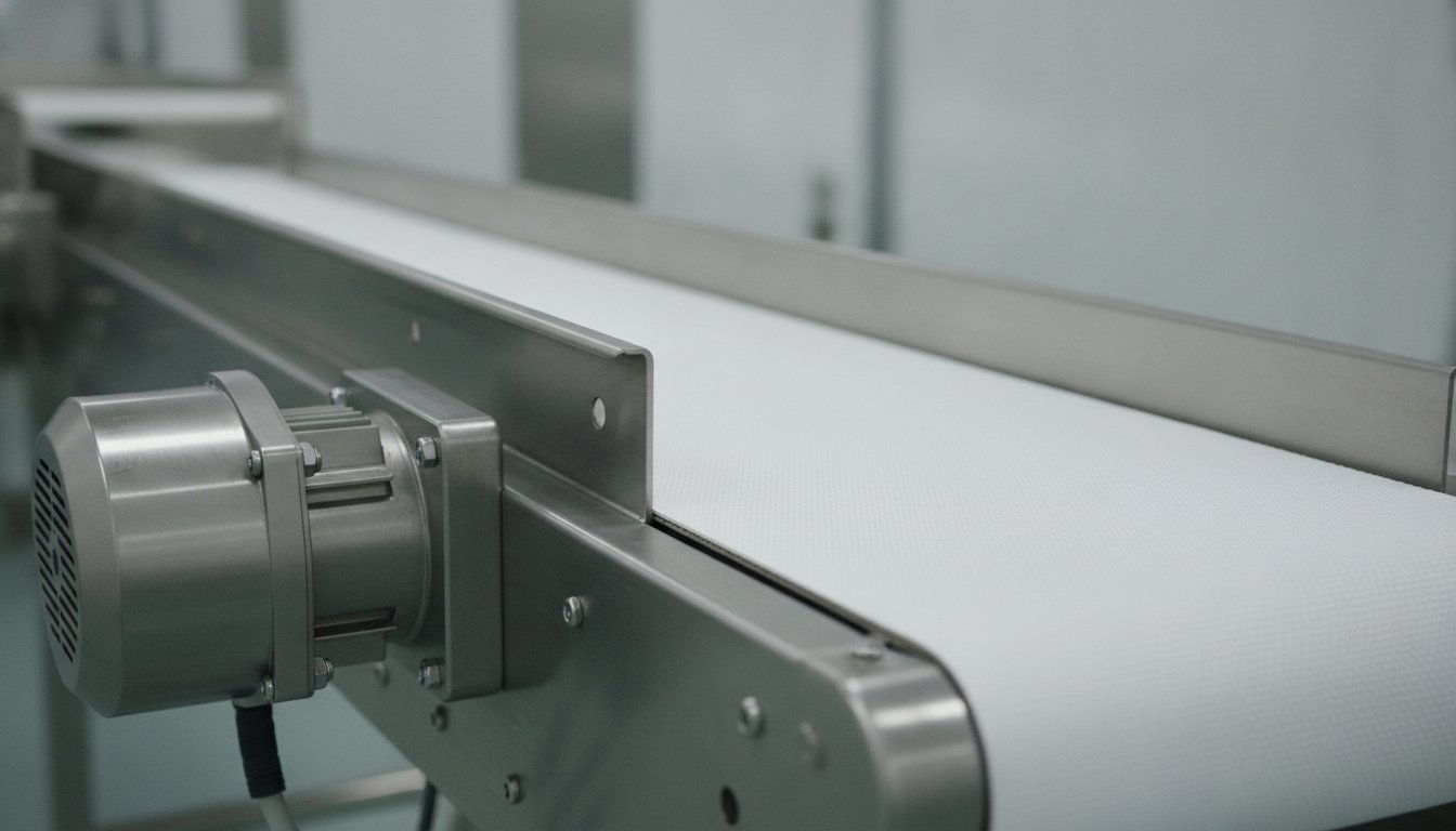 Learn how to engineer sanitary conveyor systems for food processing that meet FSMA Rule 204 and 3-A standards while cutting washdown cleaning time by 30% or more.