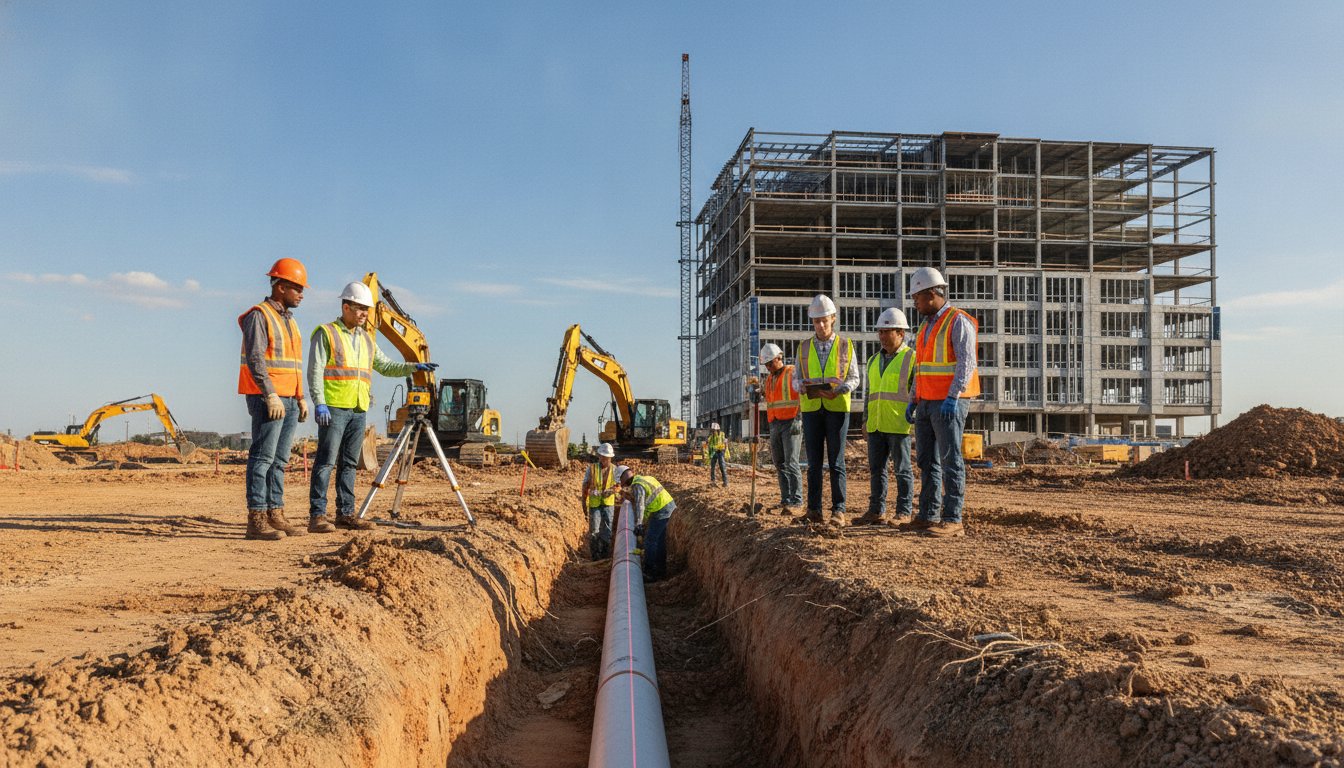 Sanitary Sewer Line Installation in Texas: A Guide to Commercial Infrastructure