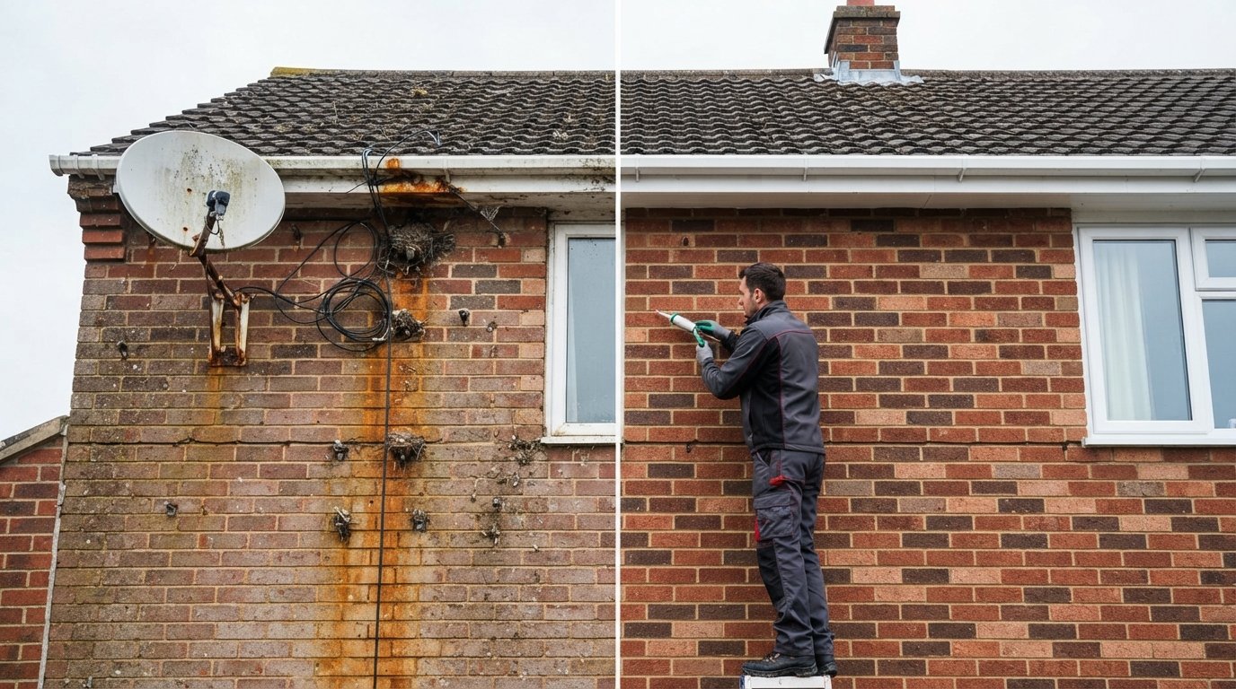 Satellite Dish Removal Cost UK: 2026 Price Guide & Property Restoration