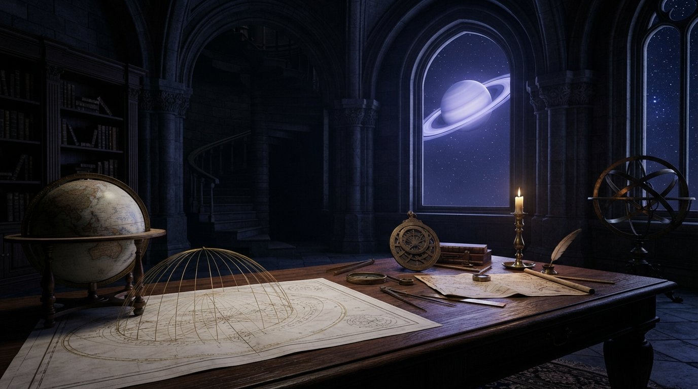 Saturn Line Astrocartography: Navigating the Architecture of Discipline and Fate