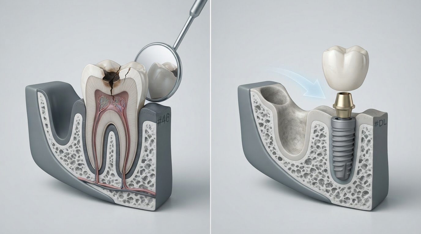 Save a Tooth or Replace With Implant?
