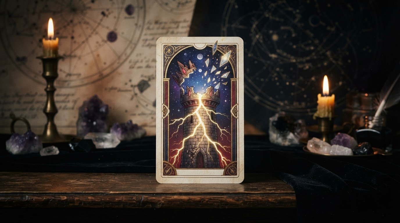 Scared of the Tower Card in Tarot? What It Means, and What It Doesn’t