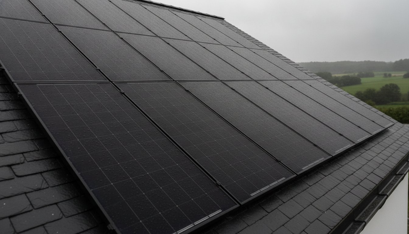 Schwarz eloxierte PV-Schienen: Design trifft Leistung