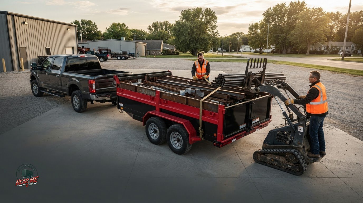 Scrap Metal Hauling Trailer in Ralston: Choosing the Right Setup