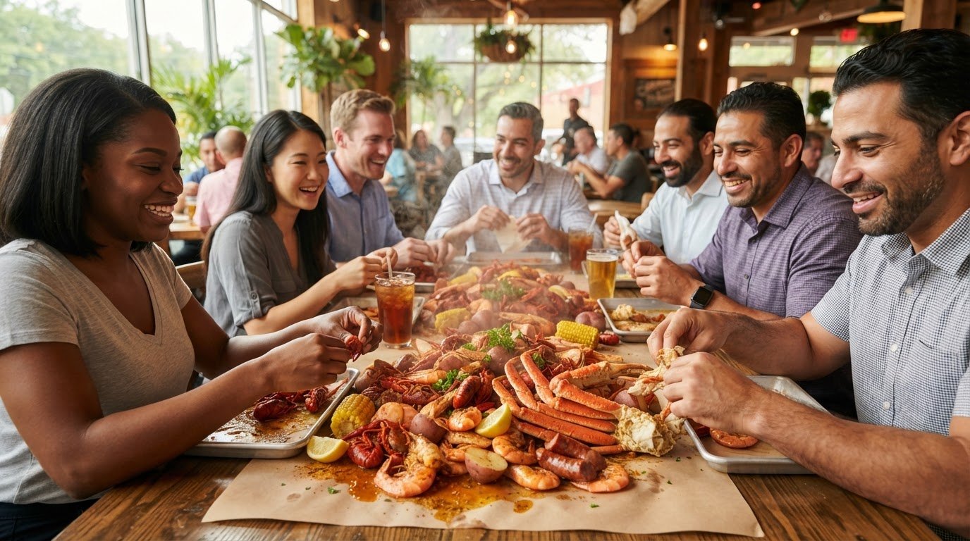 Seafood Boil in Atascocita: A Guide to Cajun Team Meals