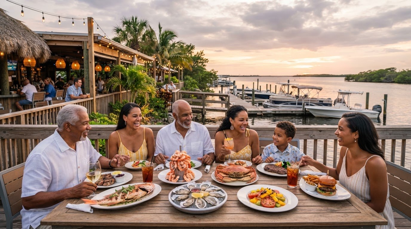Seafood Restaurant in Palm Bay: Find Your Riverfront Table