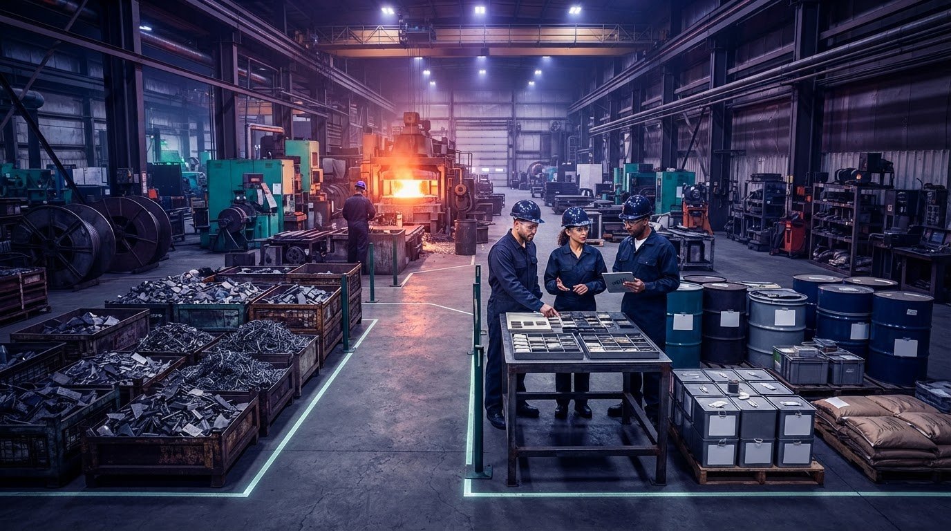 Secondary Tungsten Supply Risk Management for Industrial Melt Shops