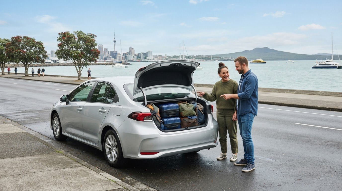 Sedan with Large Boot Space in Auckland: A Rental Guide