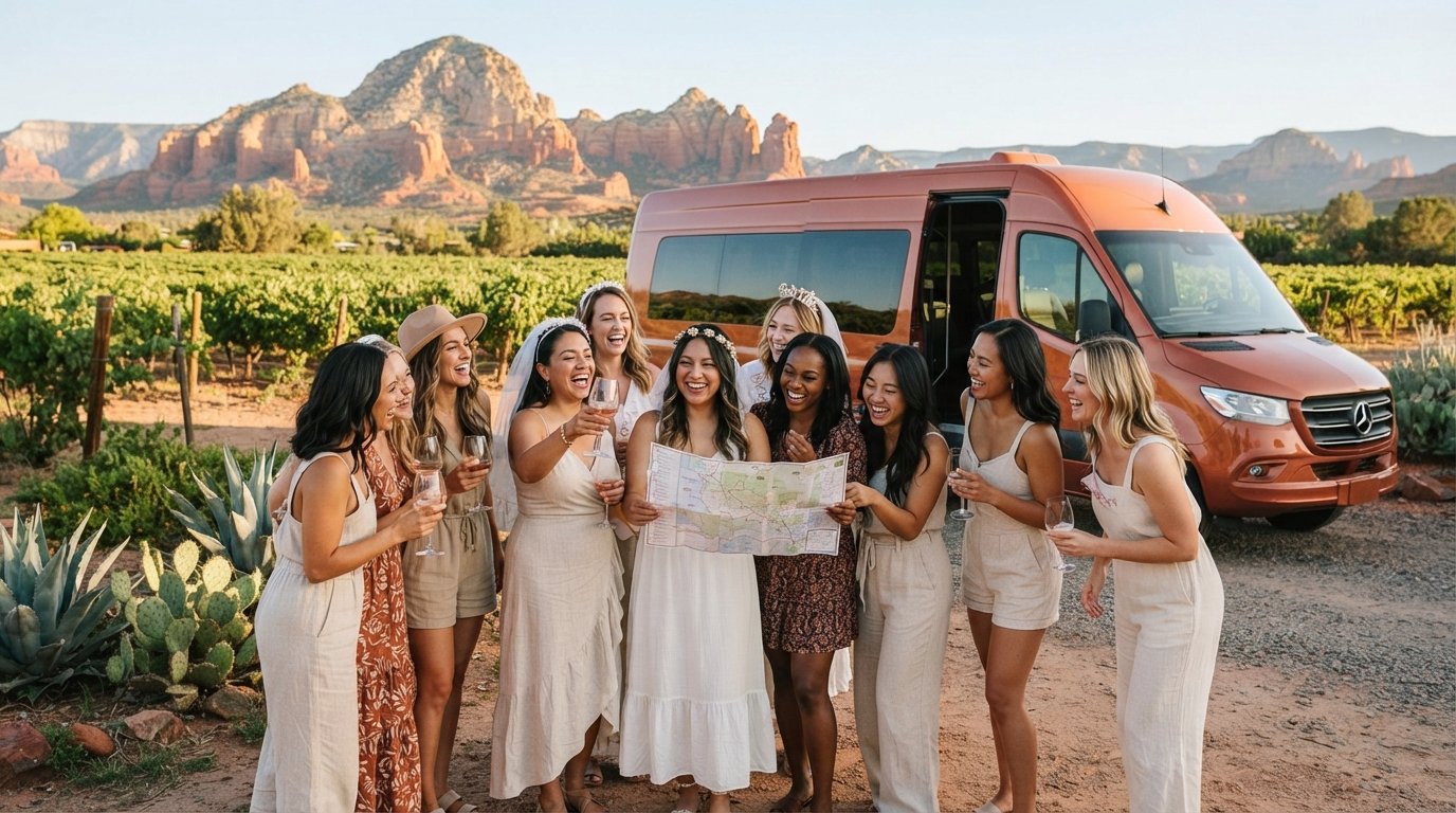 Sedona Bachelorette Wine Tour: The 2026 Planning & Logistics Guide