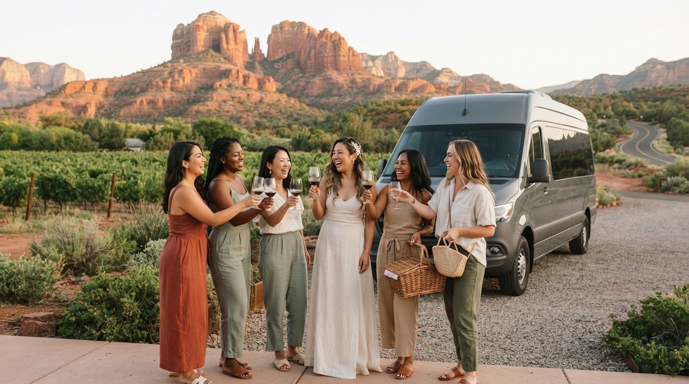 Sedona Bachelorette Wine Tour: The 2026 Planning & Logistics Guide