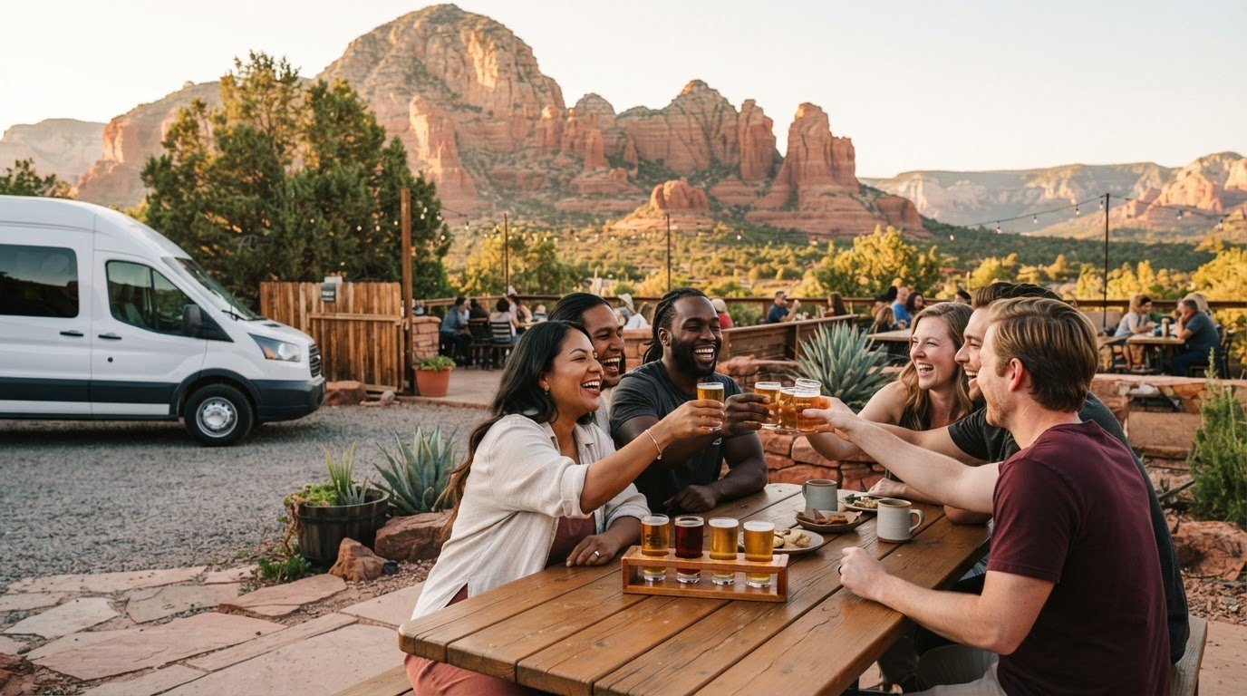 Sedona Brewery Shuttle in 2026: Plan a Relaxed Craft Beer Crawl