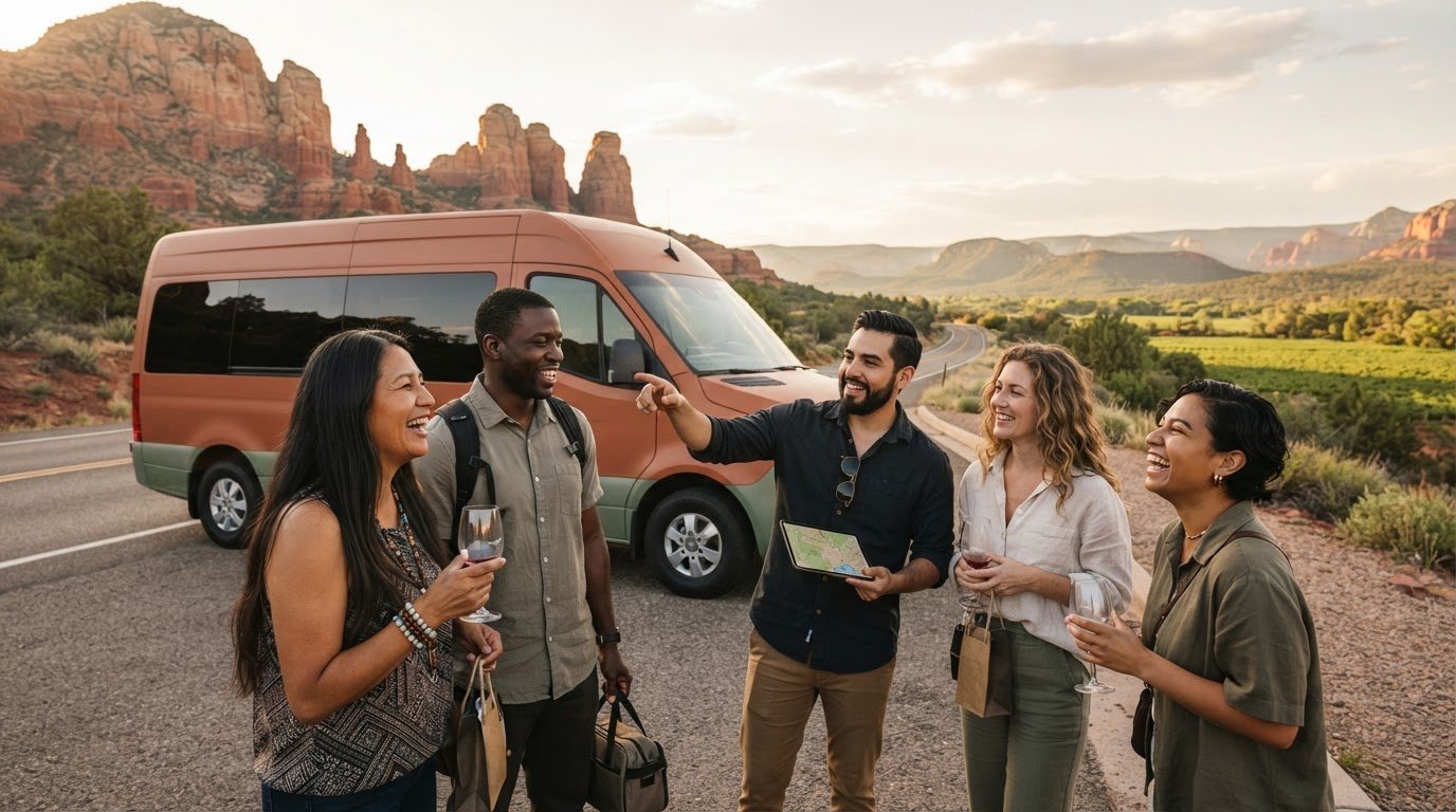Sedona Wine Festival Transportation: 2026 Shuttle Booking Guide