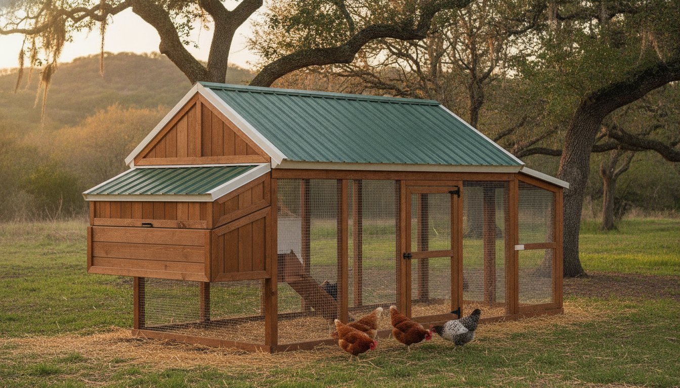 Semi-Custom Chicken Coop Features: Tailoring Your Texas Poultry Home