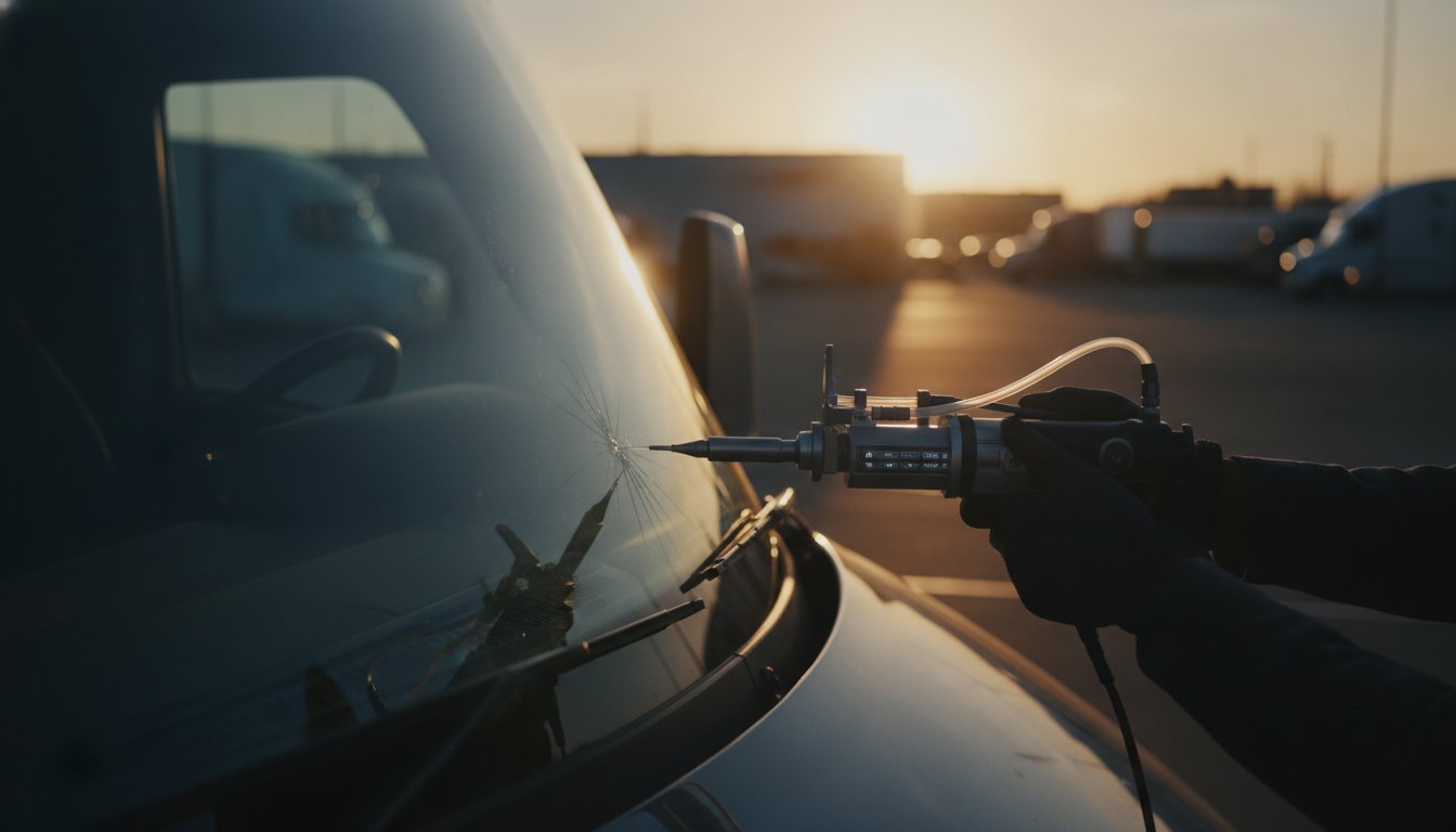 Semi Truck Windshield Repair: The 2026 Fleet Safety and Logistics Guide