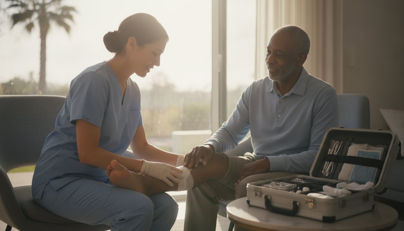 Sharp Debridement for Non-Healing Wounds: The Gold Standard in Mobile Wound Care