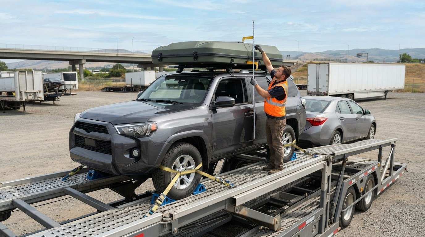 Shipping a Car With a Rooftop Tent Attached: What to Know