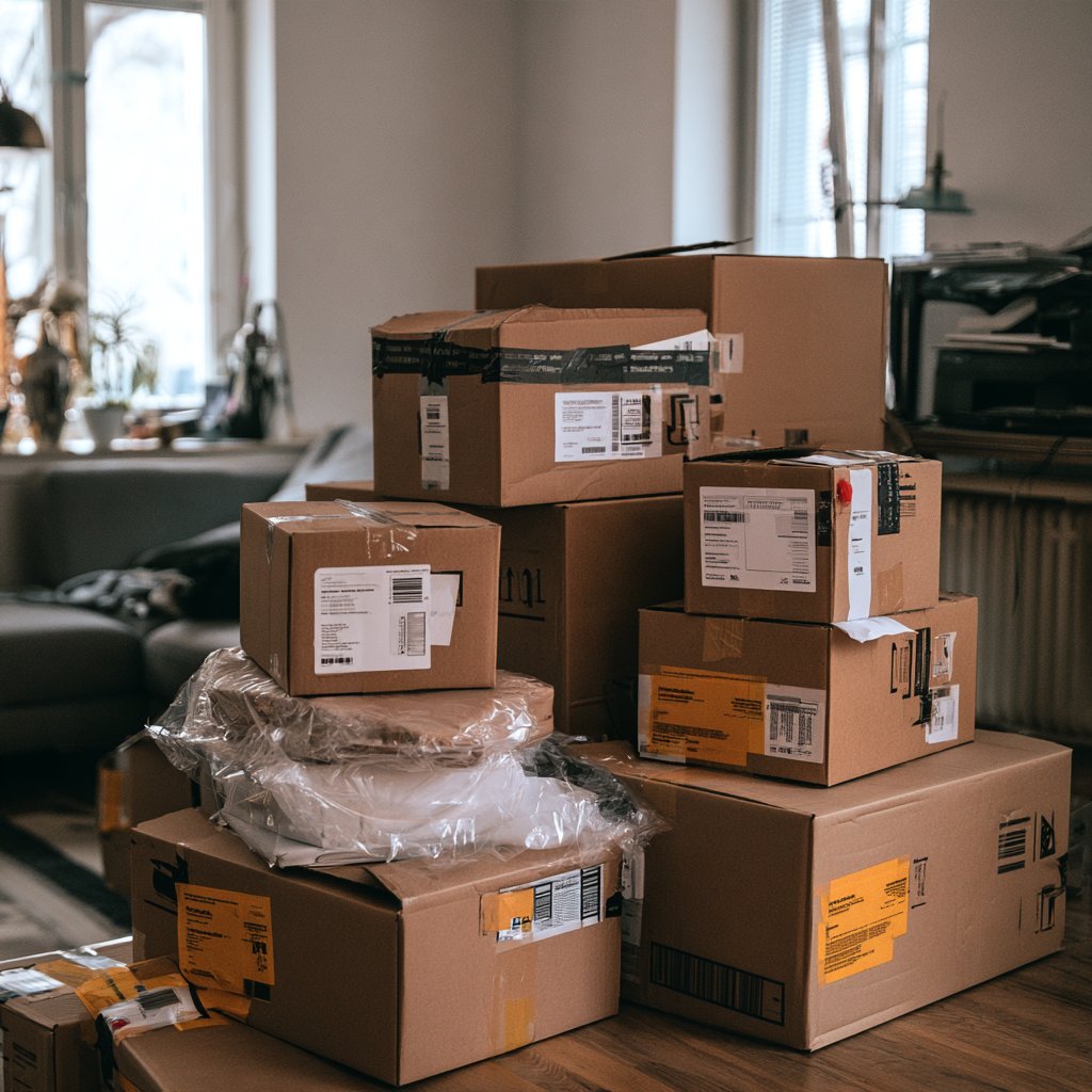 Shipping moving boxes from Germany to Sweden with Foolmovers
