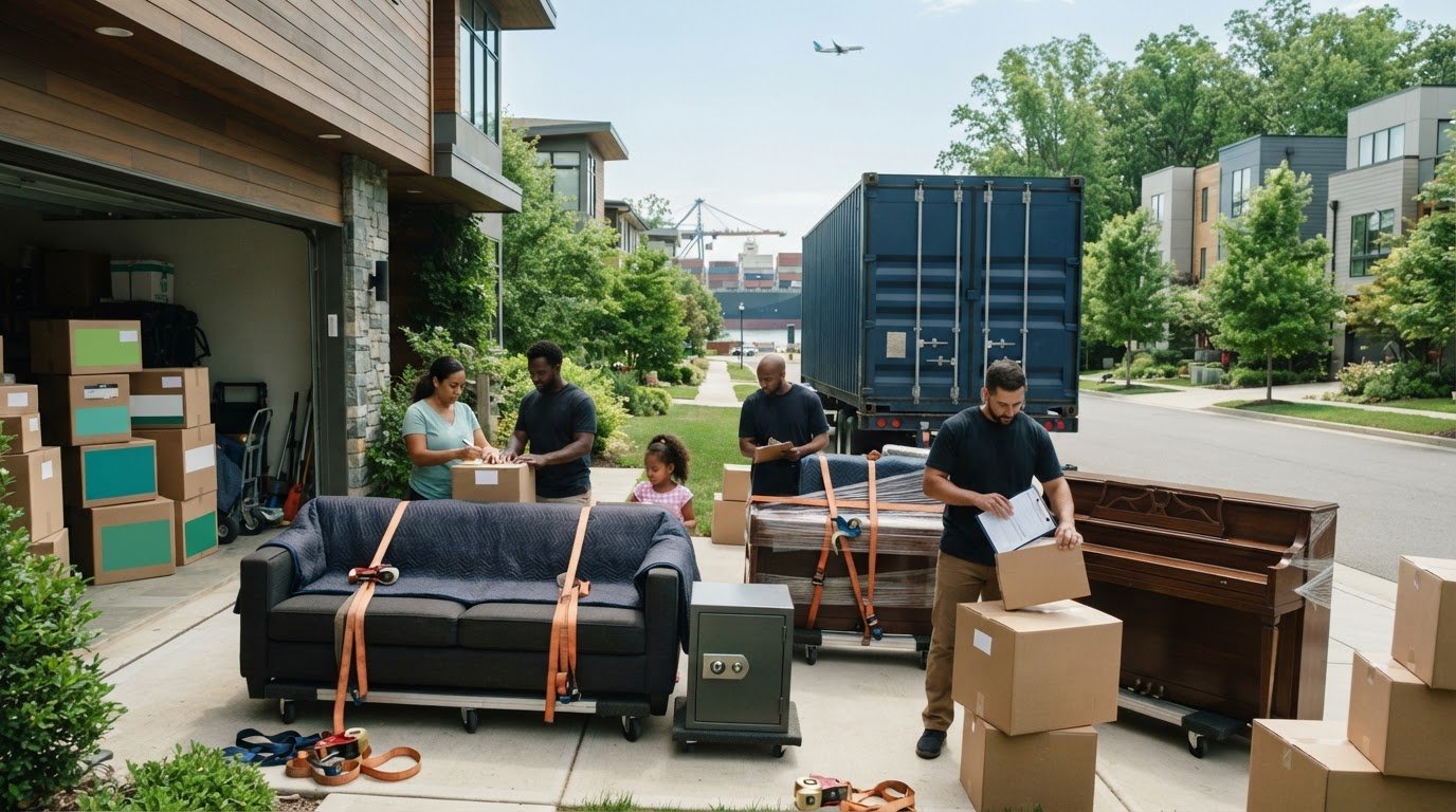 Shipping Personal Effects Overseas from Reston: A Practical 2026 Guide