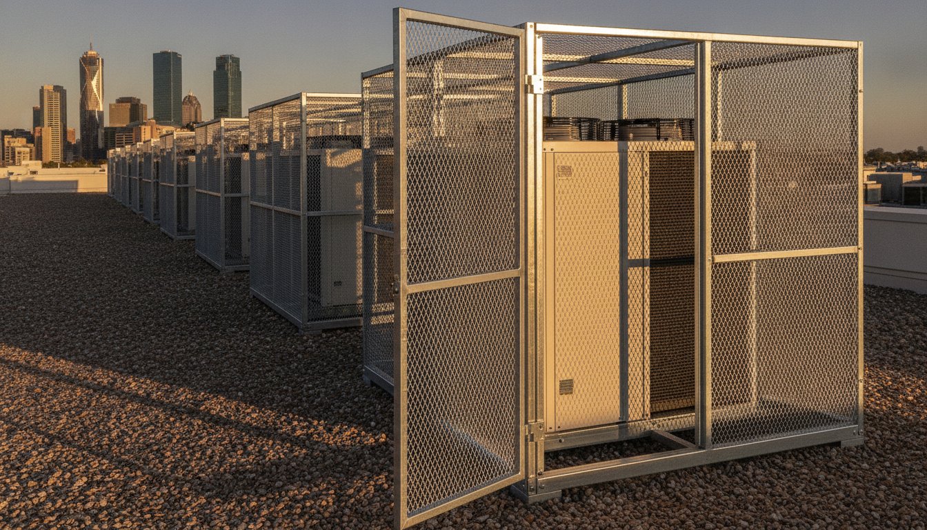 Shopping Centre Condenser Protection: Securing Commercial HVAC Banks