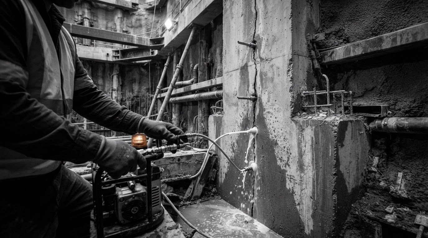Shoring Wall Crack Injection: A Technical Guide to Water Ingress and Remediation