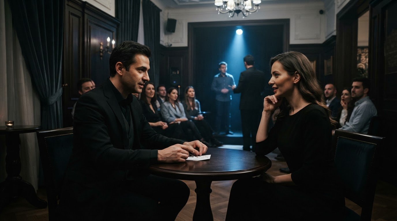 Show de mentalism privat: cum alegi formatul potrivit